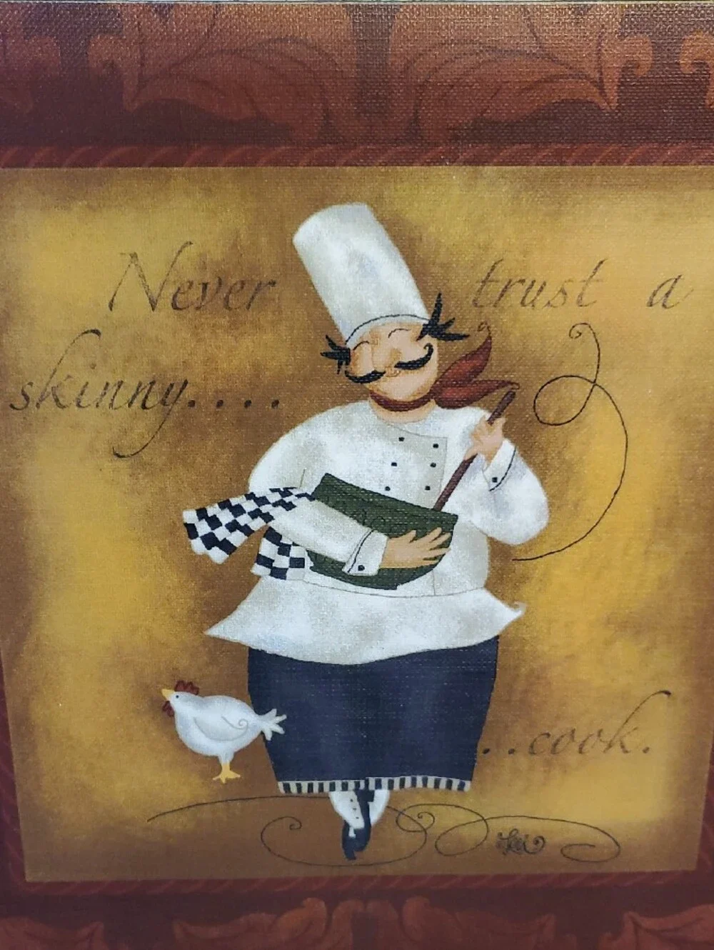Kitchen Wall Art Canvas - Decorative Kitchen Print 